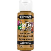 DecoArt Crafter's Acrylic Paint - Golden Brown