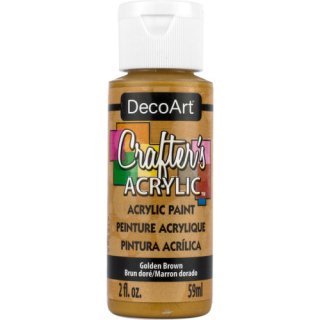 DecoArt Crafter's Acrylic Paint - Golden Brown