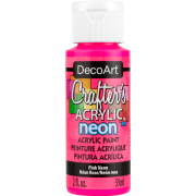 DecoArt Crafter's Acrylic Paint - Pink Neon