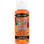 DecoArt Crafter's Acrylic Paint - Orange Neon