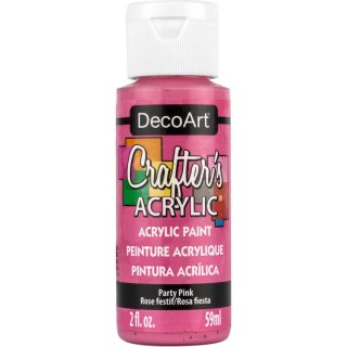 DecoArt Crafter's Acrylic Paint - Party Pink