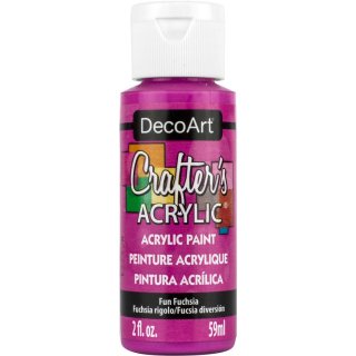 DecoArt Crafter's Acrylic Paint - Fun Fuchsia