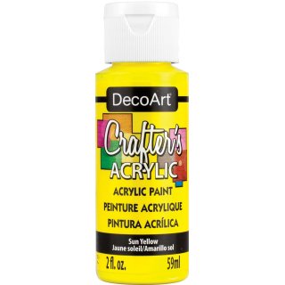 DecoArt Crafter's Acrylic Paint - Sun Yellow