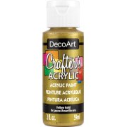 DecoArt Crafter's Acrylic Paint - Yellow Gold