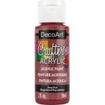 DecoArt Crafter's Acrylic Paint - Deep Red