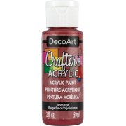 DecoArt Crafter's Acrylic Paint - Deep Red