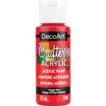 DecoArt Crafter's Acrylic Paint - Bright Red