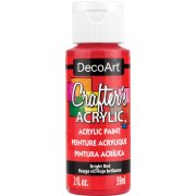 DecoArt Crafter's Acrylic Paint - Bright Red