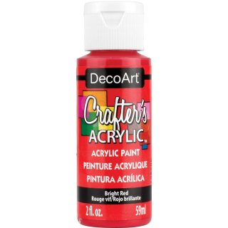 DecoArt Crafter's Acrylic Paint - Bright Red