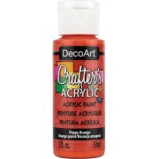 DecoArt Crafter's Acrylic Paint - Poppy Orange