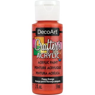 DecoArt Crafter's Acrylic Paint - Poppy Orange