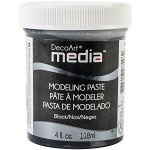 DecoArt Media Black Modeling Paste 4oz