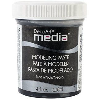 DecoArt Media Black Modeling Paste 4oz