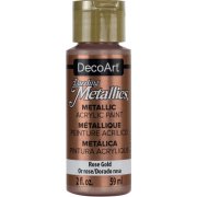 DecoArt Dazzling Metallics Paint - Rose Gold