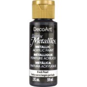 DecoArt Dazzling Metallics Paint - Black Pearl