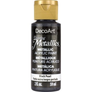 DecoArt Dazzling Metallics Paint - Black Pearl