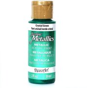 DecoArt Dazzling Metallics Paint - Crystal Green