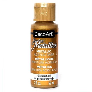 DecoArt Dazzling Metallics Paint - Glorious Gold