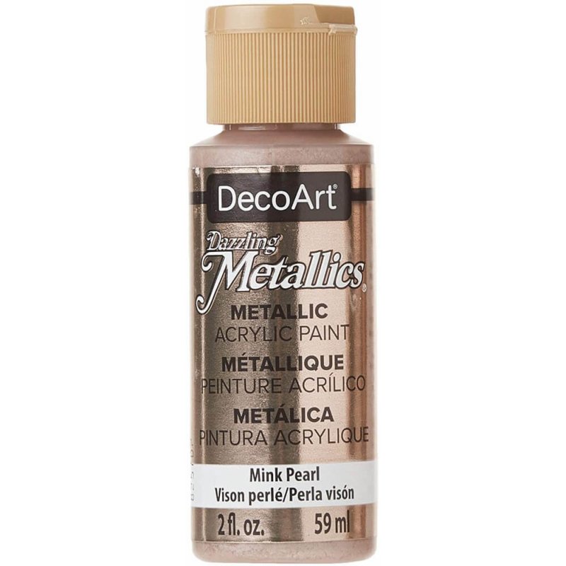 Peinture acrylique métallique - DecoArt Dazzling Metallics