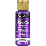 Decoart Dazzling Metallics Paint - Purple Pearl