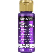 Decoart Dazzling Metallics Paint - Purple Pearl