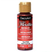DecoArt Dazzling Metallics Paint - Royal Ruby