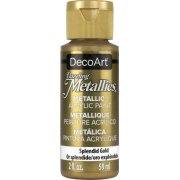 DecoArt Dazzling Metallics Paint - Splendid Gold