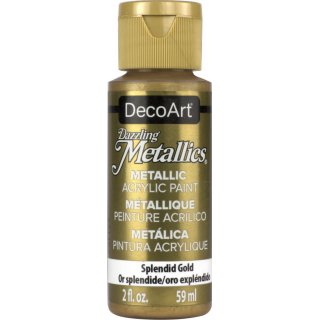 DecoArt Dazzling Metallics Paint - Splendid Gold