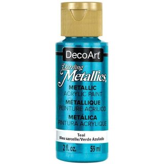 DecoArt Dazzling Metallics Paint - Teal