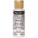 DecoArt Dazzling Metallics Paint - White Pearl