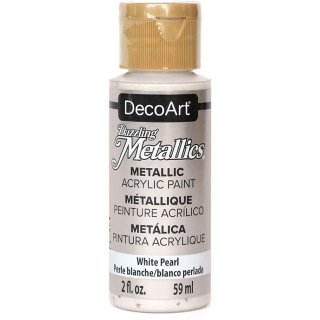 DecoArt Dazzling Metallics Paint - White Pearl