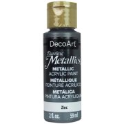 DecoArt Dazzling Metallics Paint - Zinc