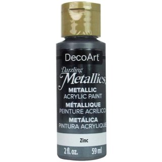DecoArt Dazzling Metallics Paint - Zinc