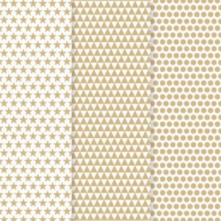 DecoArt Americana Decoupage Papers - Gold Basics
