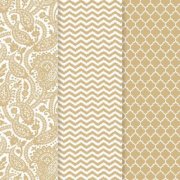 DecoArt Americana Decoupage Papers - Gold Trends