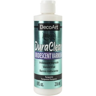 DuraClear Iridescent Turquoise Varnish 8oz