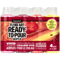 DecoArt Fluid Art Ready-To-Pour Paint Pack - Sweet Treat