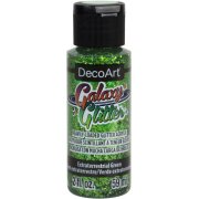 DecoArt Galaxy Glitter Paint - Extraterrestrial Green