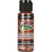 DecoArt Galaxy Glitter Paint - Solar Flare Orange