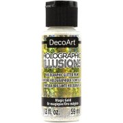 DecoArt Holographic Illusions Paint - Magic Gold