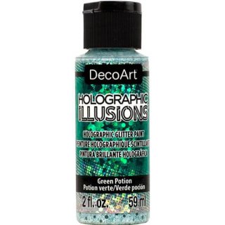 DecoArt Holographic Illusions Paint - Green Potion