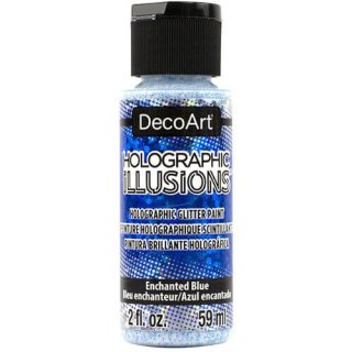 DecoArt Holographic Illusions Paint - Enchanted Blue