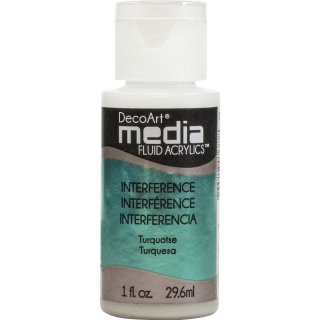 DecoArt Media Interference Paint- Turquoise