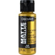 DecoArt Matte Metallics Paint 2oz - Gold