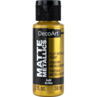 DecoArt Matte Metallics Paint 2oz - Gold
