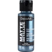 DecoArt Matte Metallics Paint 2oz - Pewter