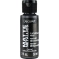 DecoArt Matte Metallics Paint 2oz - Charcoal