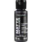 DecoArt Matte Metallics Paint 2oz - Charcoal