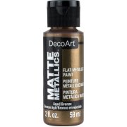 DecoArt Matte Metallics Paint 2oz - Aged Bronze