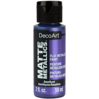 DecoArt Matte Metallics Paint 2oz - Amethyst